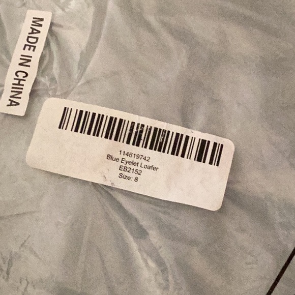 PAOTMBU - Blue Eyelet Loafer - size 8 (39) - new - Picture 5 of 7